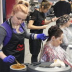 Technikum Bio-Cosmetics-Studio, Technik Usług Fryzjerskich, zajęcia praktyczne - koloryzacja i pielęgnacja włosów